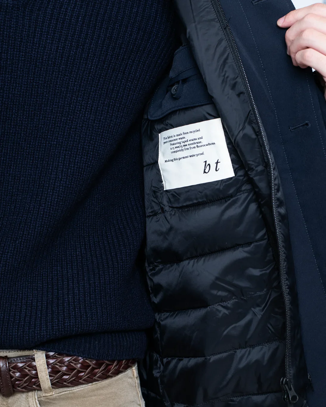 GABARDINA NAVY BRIXTOL TEXTILES - Imagen 6