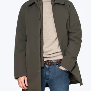 GABARDINA VERDE OLIVA BRIXTOL TEXTILES