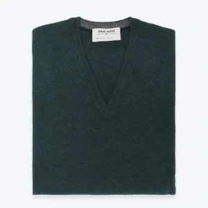 JERSEY DE PICO VERDE AGUA OSCURO GRAN SASSO FOR FULHAM