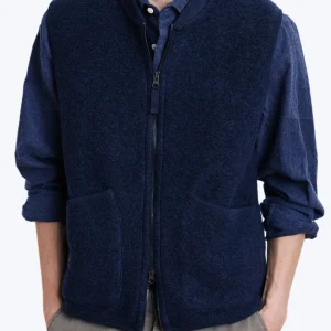 CHALECO NAVY CON CREMALLERA HARTFORD