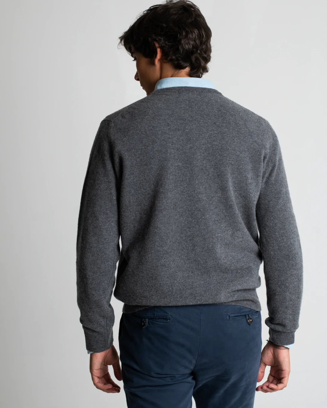 JERSEY DE PICO GRIS TWAY - Imagen 4