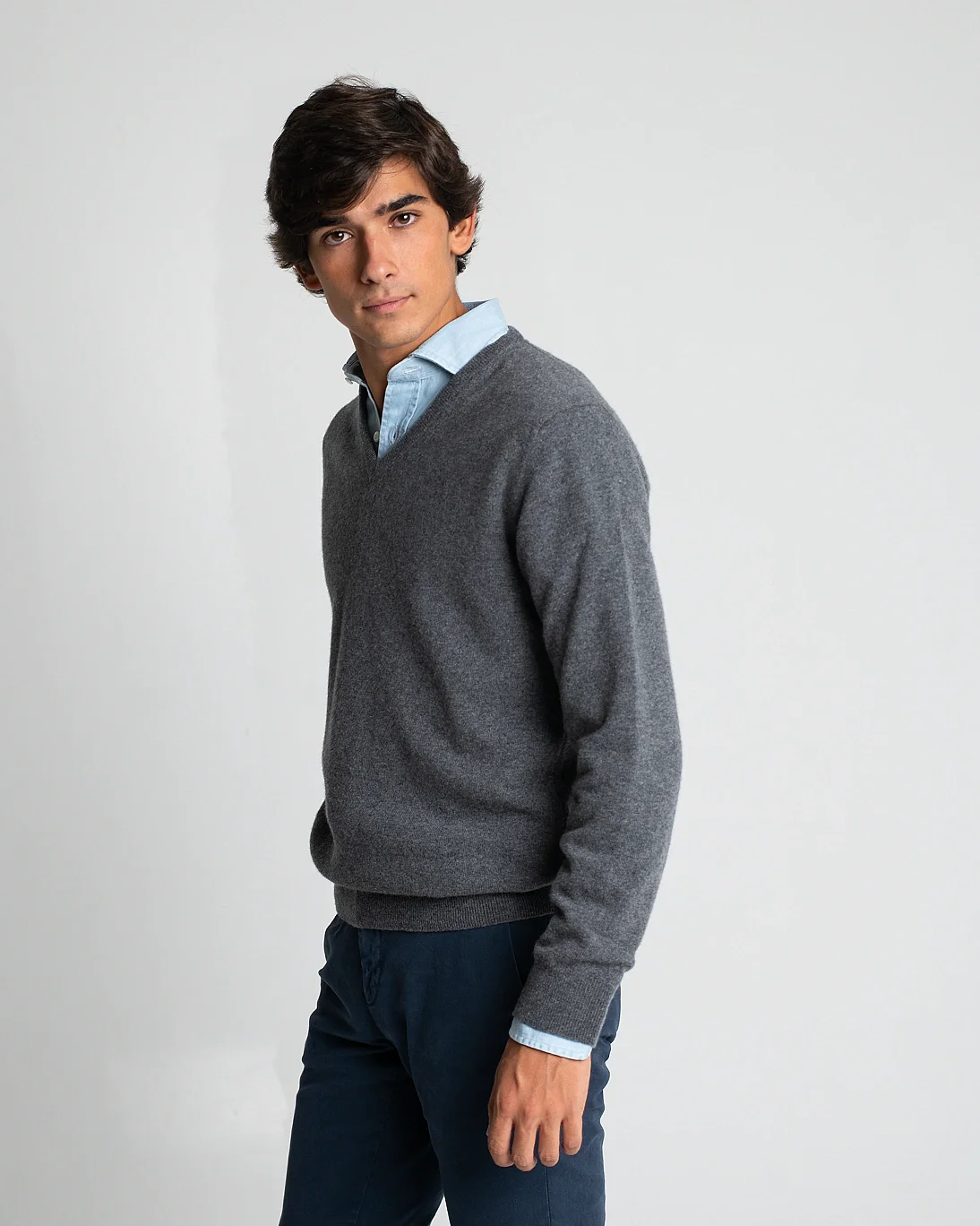 JERSEY DE PICO GRIS TWAY - Imagen 5
