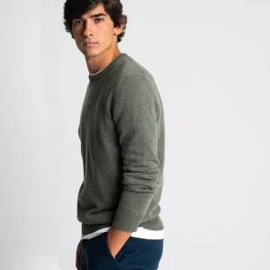 JERSEY DE CUELLO REDONDO VERDE TWAY