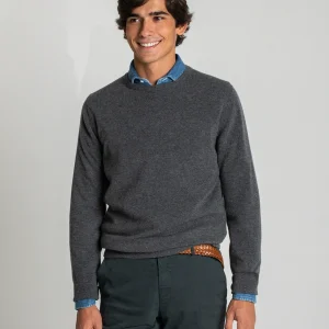 JERSEY DE CUELLO REDONDO GRIS TWAY