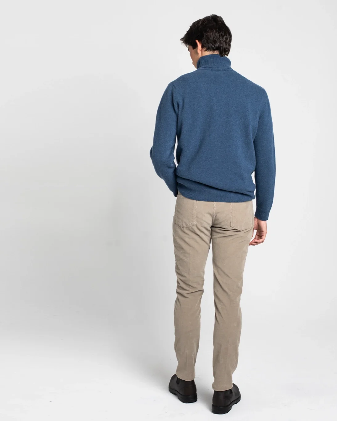 JERSEY DE CUELLO ALTO AZUL TWAY - Imagen 5