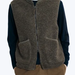 CHALECO VERDE CON CREMALLERA HARTFORD