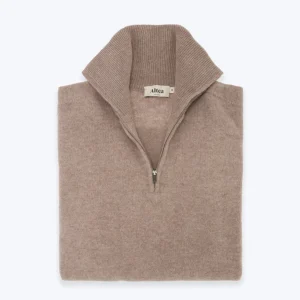 JERSEY CON CREMALLERA TOSTADO ALTEA