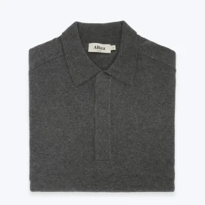 JERSEY GRIS DE CUELLO POLO ALTEA