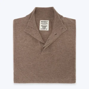 JERSEY CON BOTONES TOSTADO ECOALF