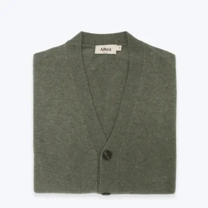 CÁRDIGAN DE LANA VERDE ALTEA