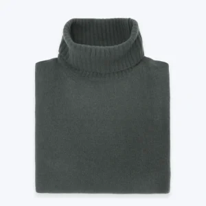 JERSEY DE CUELLO ALTO VERDE GRISÁCEO BREUER