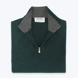 JERSEY CON CREMALLERA VERDE GRAN SASSO FOR FULHAM