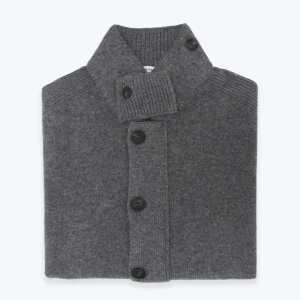 CÁRDIGAN ABOTONADO GRIS GRAN SASSO FOR FULHAM