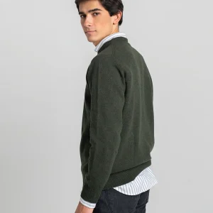 JERSEY DE CUELLO REDONDO VERDE TWAY