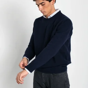JERSEY DE CUELLO REDONO NAVY TWAY