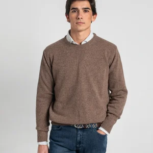 JERSEY DE CUELLO REDONDO TOSTADO TWAY