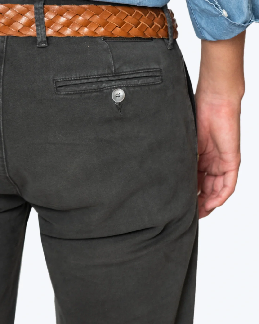 PANTALÓN CHINO GRIS OSCURO RE-HASH - Imagen 4