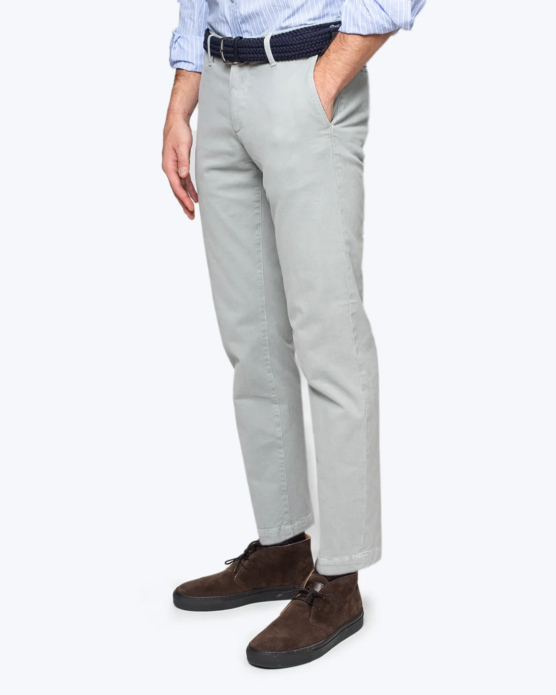 PANTALÓN CHINO GRIS CLARO RE-HASH