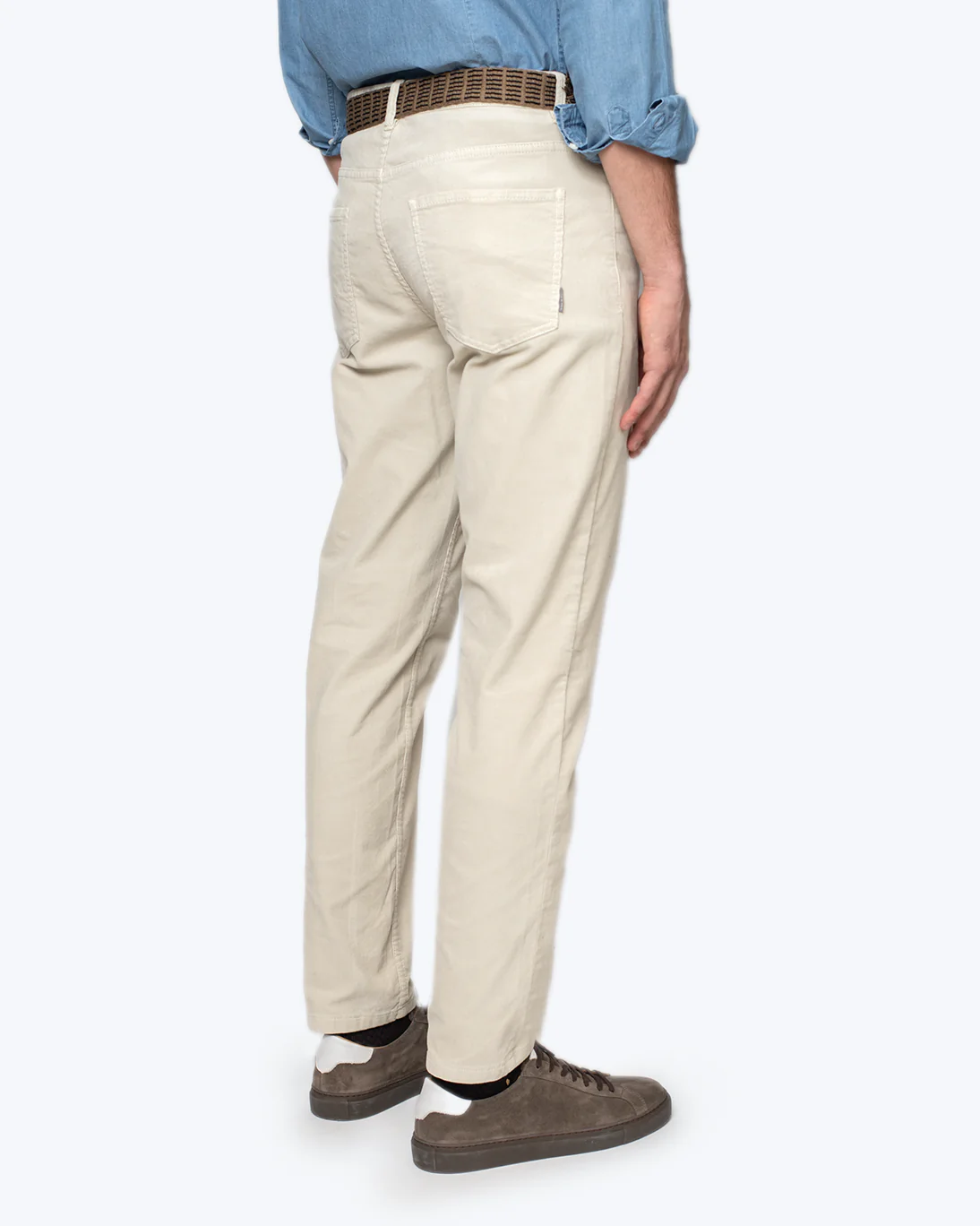 PANTALÓN 5 BOLSILLOS DE PANA BEIGE CLARO AT.P.CO - Imagen 3