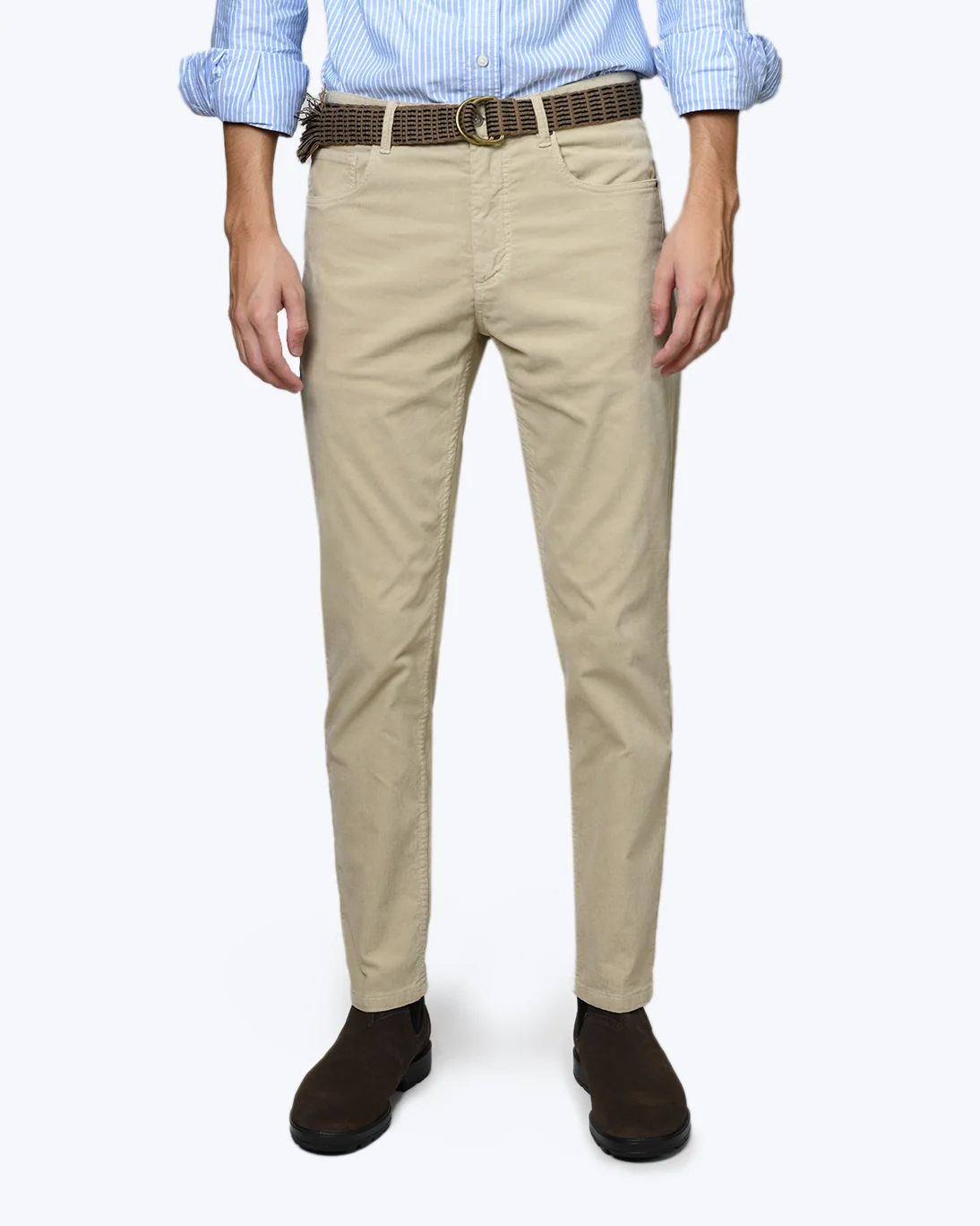 PANTALÓN 5 BOLSILLOS DE PANA BEIGE AT.P.CO