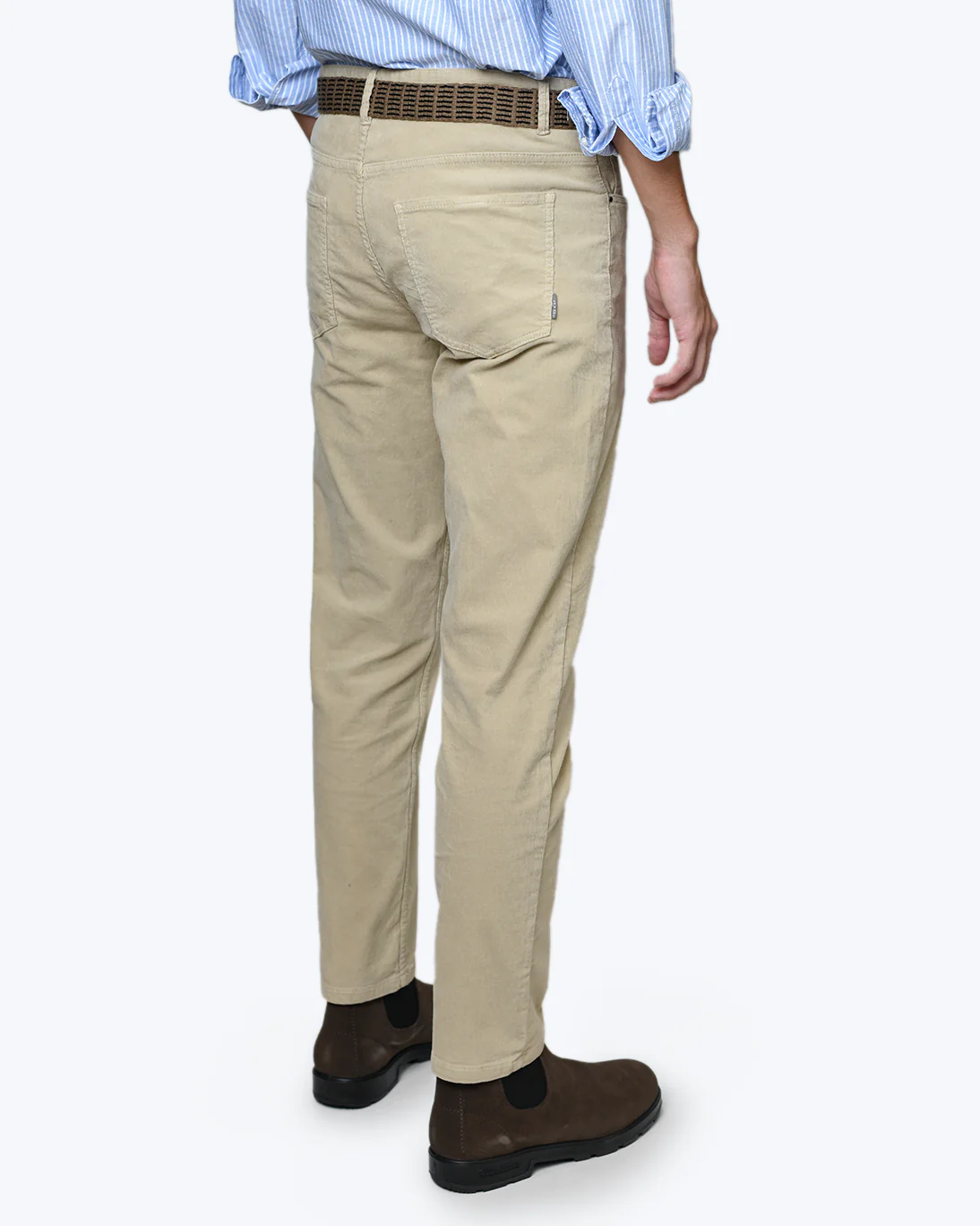 PANTALÓN 5 BOLSILLOS DE PANA BEIGE AT.P.CO - Imagen 3