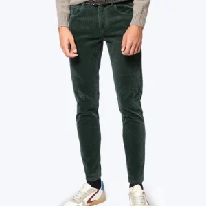 PANTALÓN DE PANA 5 BOLSILLOS VERDES ATPCO