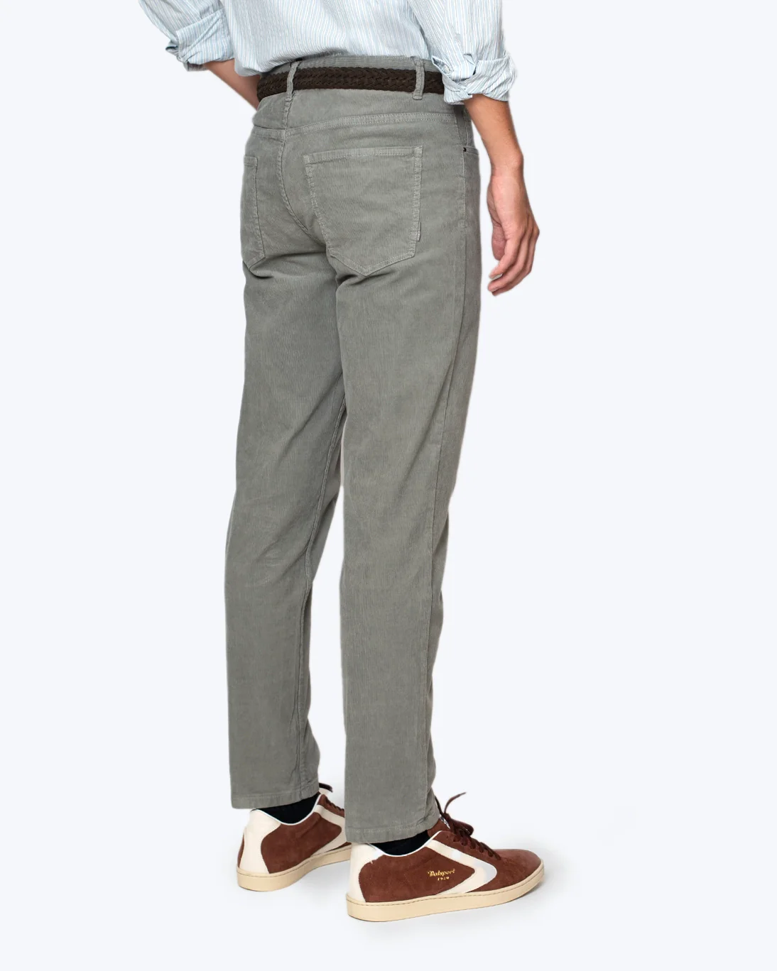 PANTALÓN DE PANA 5 BOLSILLOS GRIS AT.P.CO - Imagen 5