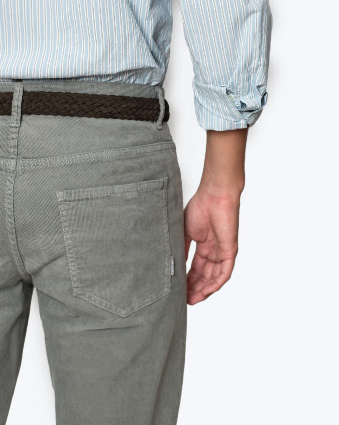 PANTALÓN DE PANA 5 BOLSILLOS GRIS AT.P.CO - Imagen 4