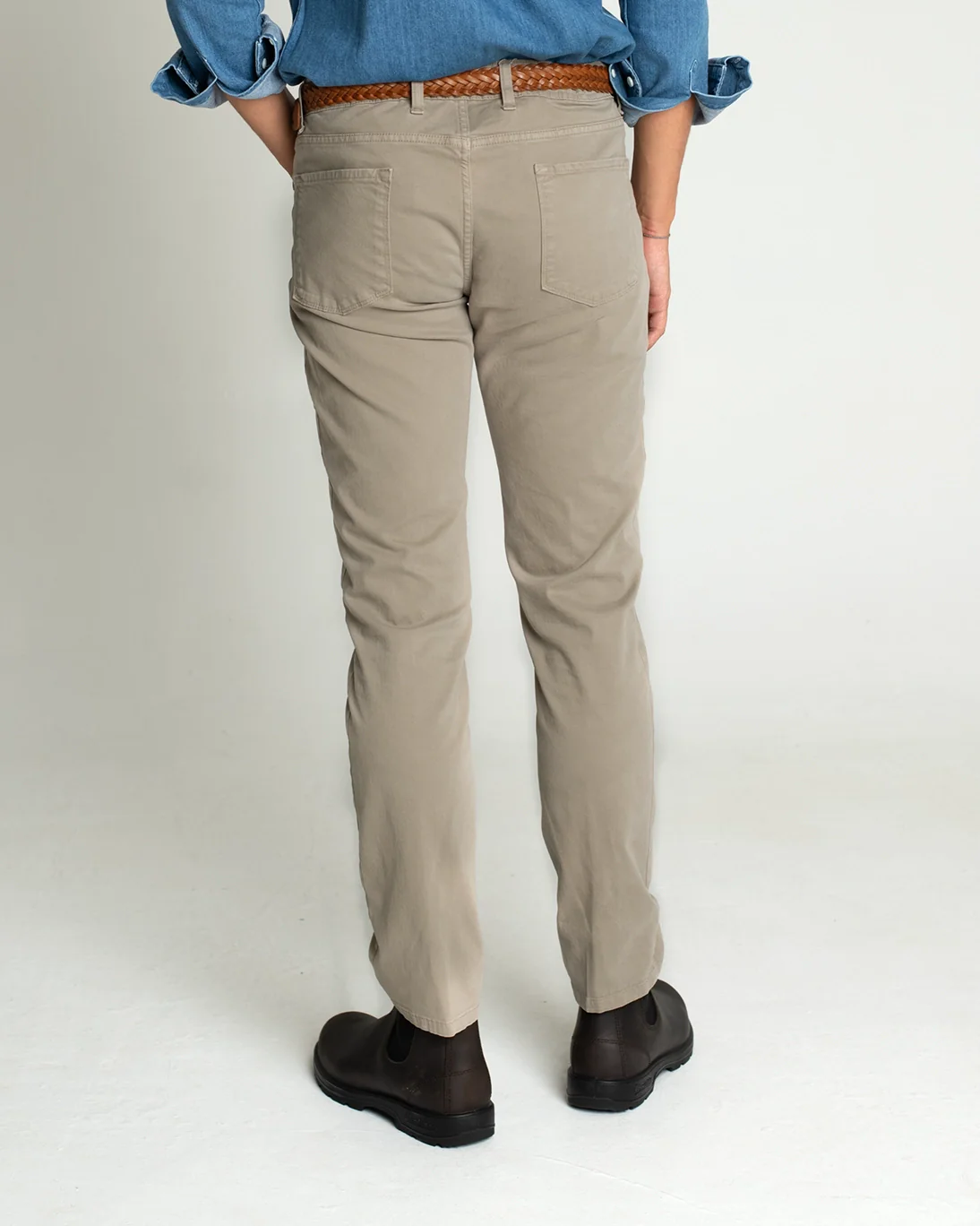 PANTALÓN DE 5 BOLSILLOS TOPO TWAY - Imagen 3