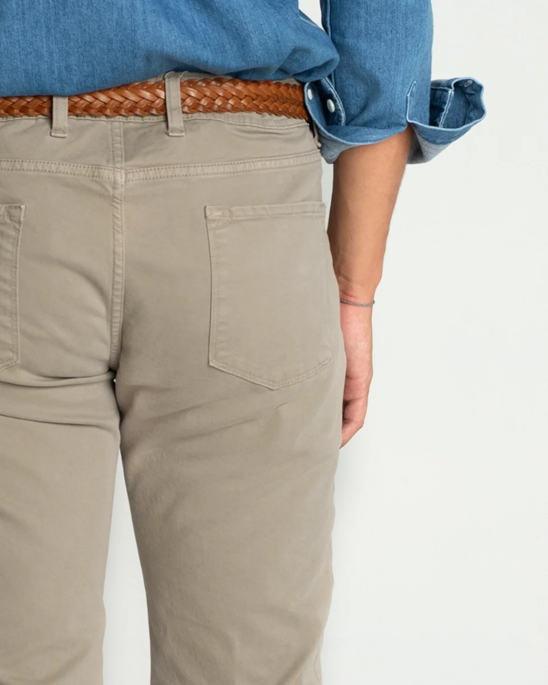 PANTALÓN DE 5 BOLSILLOS TOPO TWAY - Imagen 5