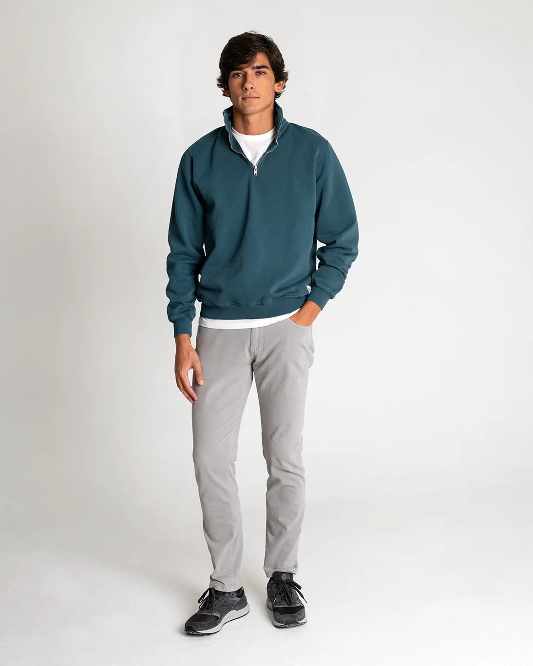 PANTALÓN GRIS DE 5 BOLSILLOS TWAY - Imagen 3