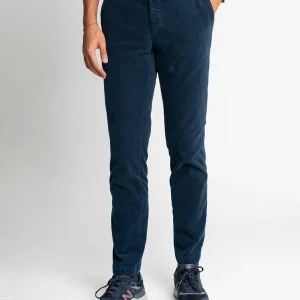 PANTALÓN CHINO DE PANA AZUL TWAY