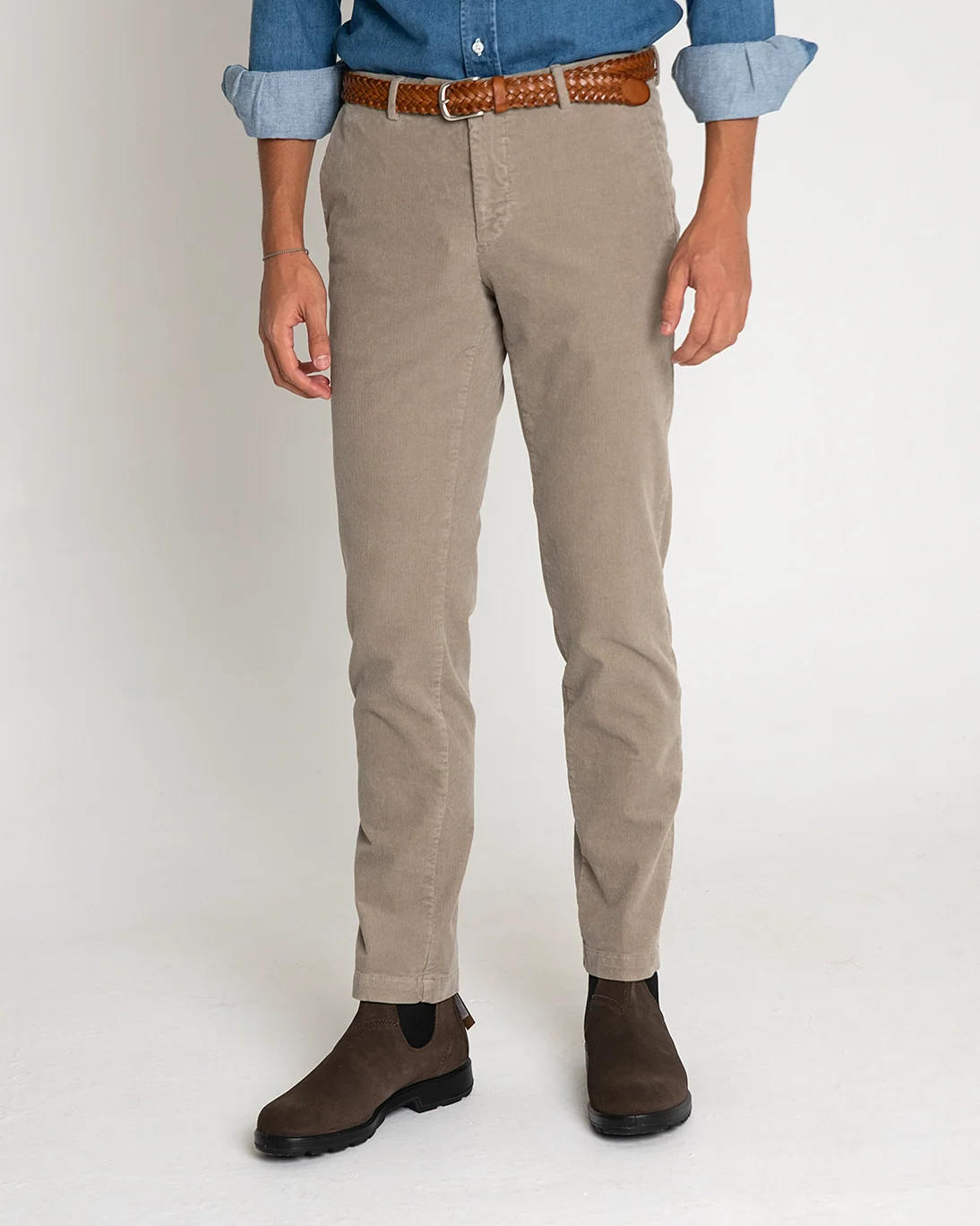 PANTALÓN CHINO DE PANA TOPO TWAY