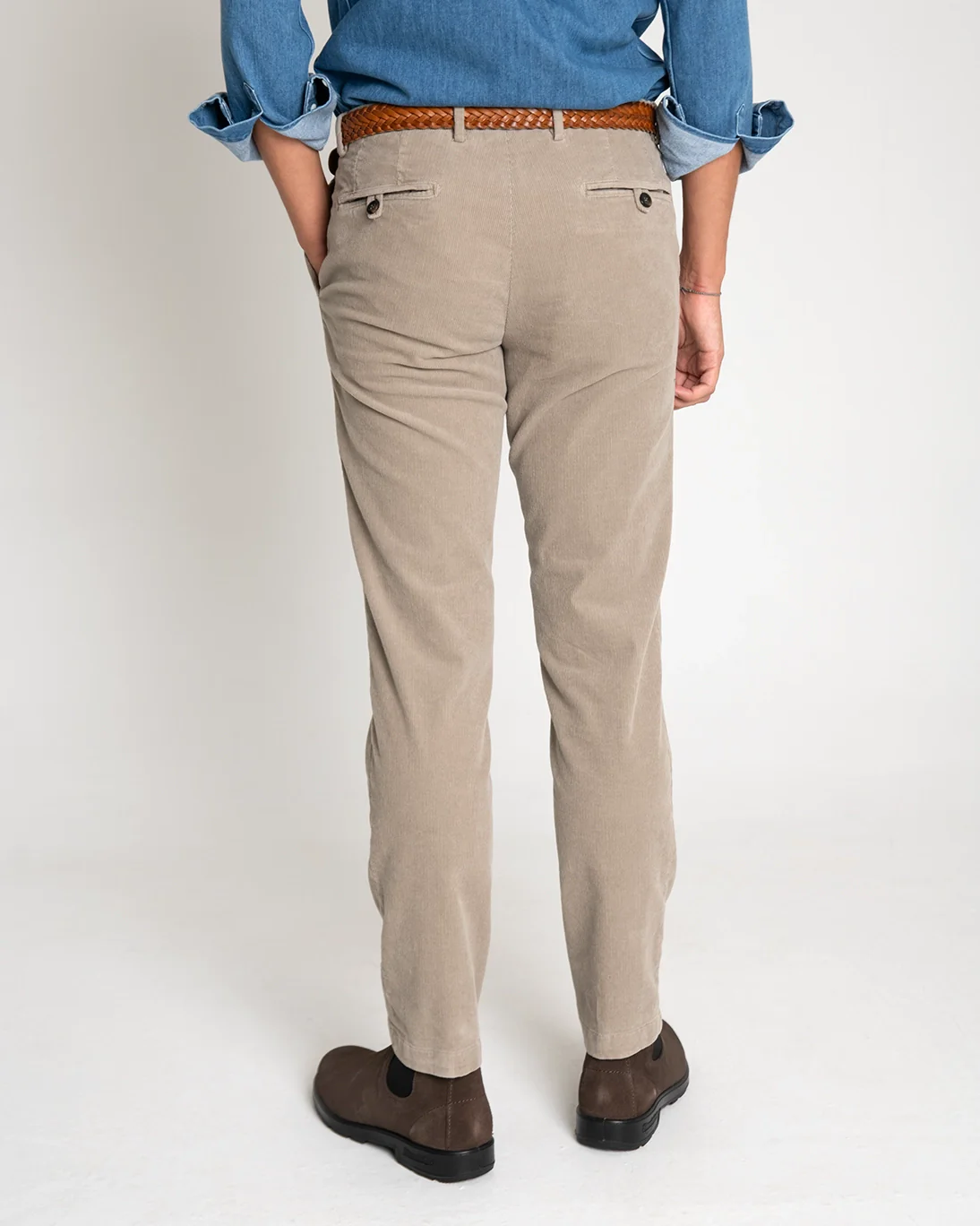 PANTALÓN CHINO DE PANA TOPO TWAY - Imagen 4