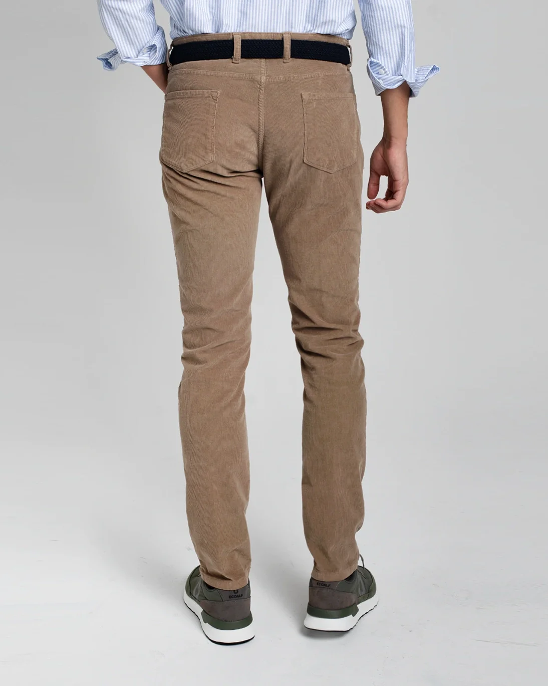 PANTALÓN 5 BOLSILLOS DE PANA TOSTADO TWAY - Imagen 3