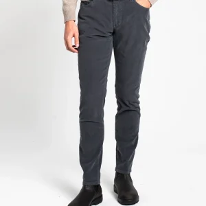 PANTALÓN 5 BOLSILLOS DE PANA GRIS TWAY