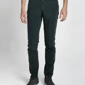 PANTALÓN 5 BOLSILLOS DE PANA AZUL TWAY