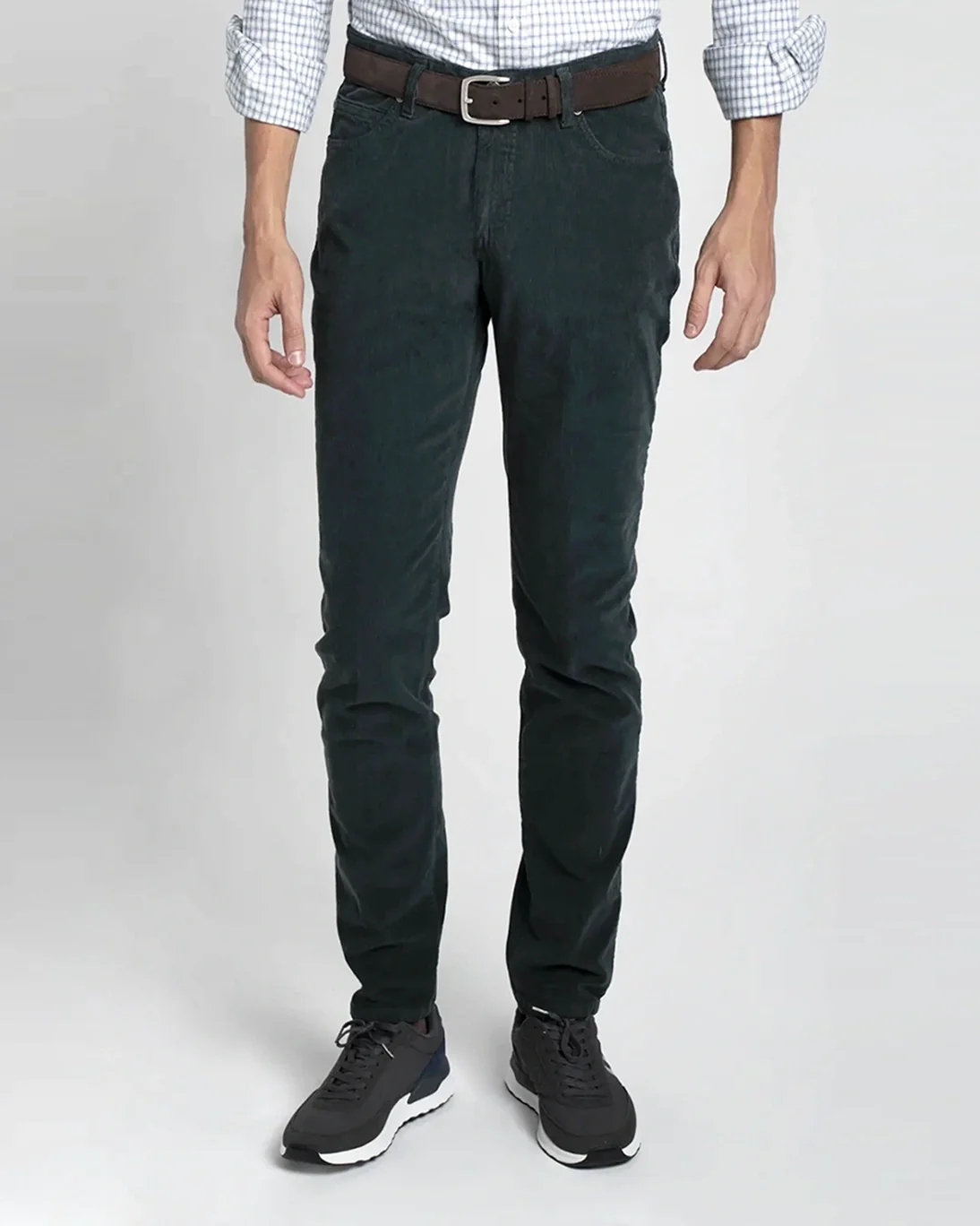 PANTALÓN 5 BOLSILLOS DE PANA AZUL TWAY