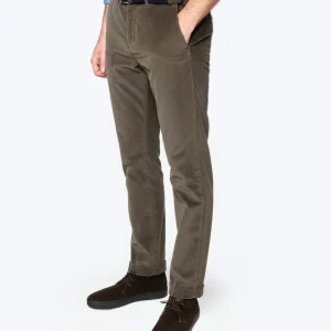 PANTALÓN CHINO DE PANA MARRÓN SEVENTY