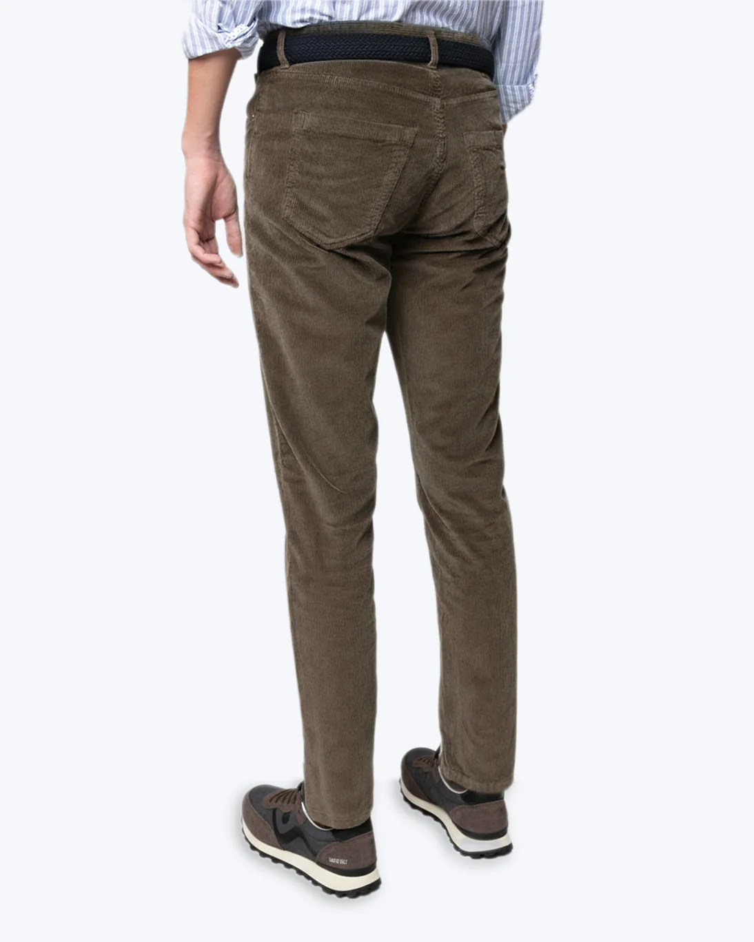 PANTALÓN 5 BOLSILLOS DE PANA MARRÓN SEVENTY - Imagen 3