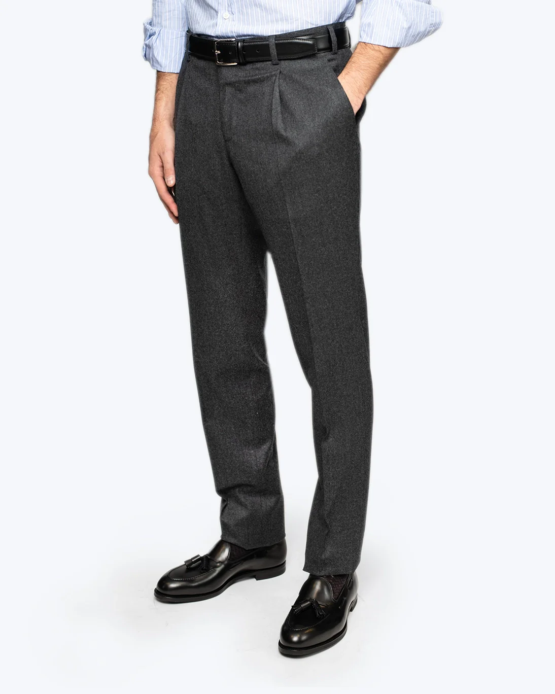 PANTALÓN GRIS CHINO CON PINZA L.B.M. 1911