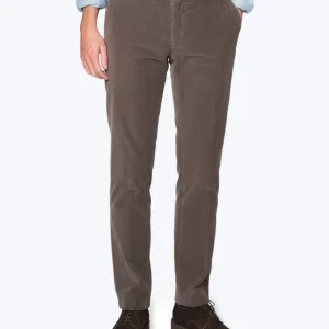 PANTALÓN CHINO DE PANA MARRÓN SANTANIELLO