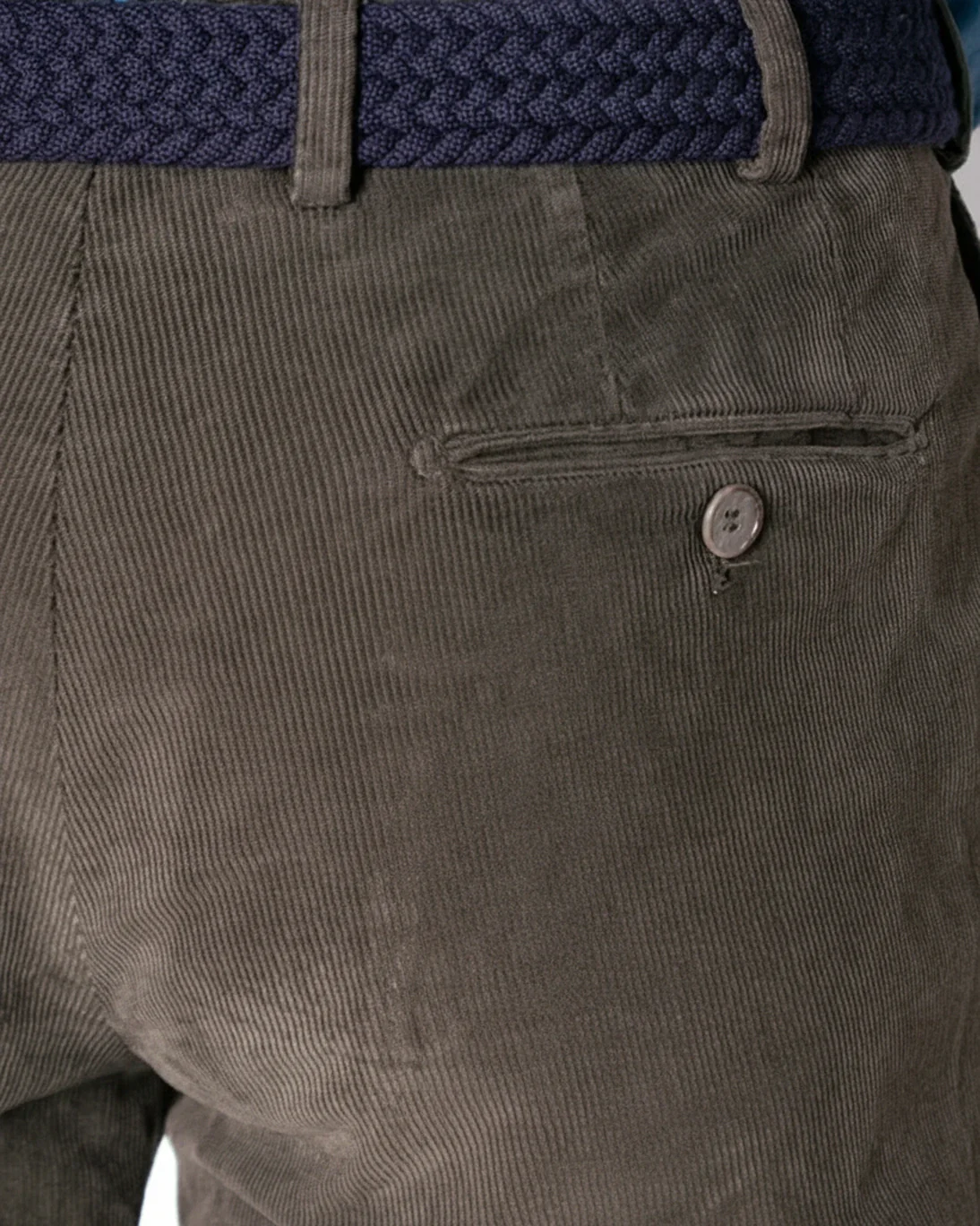 PANTALÓN CHINO DE PANA MARRÓN SANTANIELLO - Imagen 4