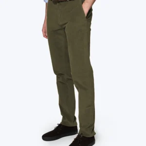 PANTALÓN CHINO DE PANA VERDE FEDERICO SLIM GTA