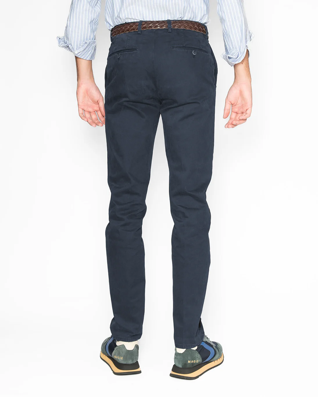 PANTALÓN CHINO SLIM AZUL GTA - Imagen 3
