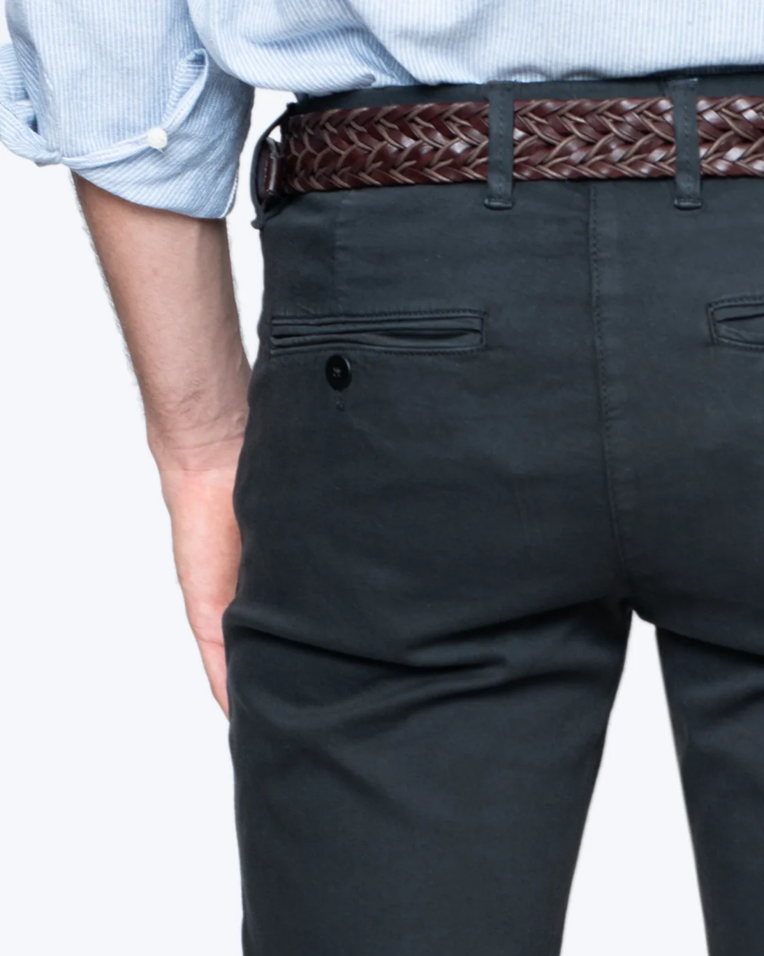 PANTALÓN CHINO DRIVER ANTRACITA MAC JEANS - Imagen 4