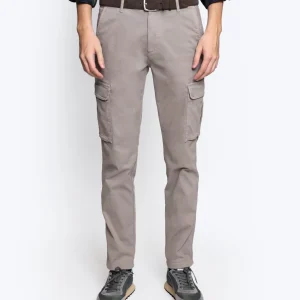 PANTALÓN CHINO CARGO GRIS 40WEFT