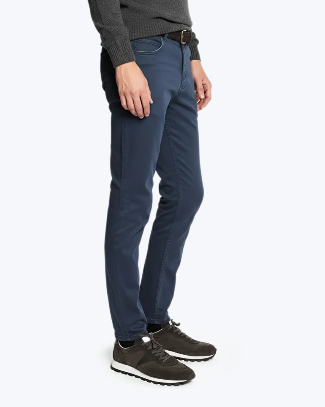 PANTALÓN 5 BOLSILLOS AZUL 40WEFT - Imagen 4