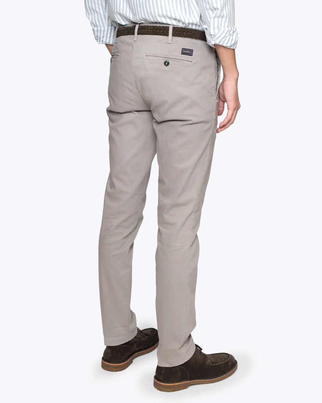 PANTALÓN CHINO TOPO 40WEFT - Imagen 3