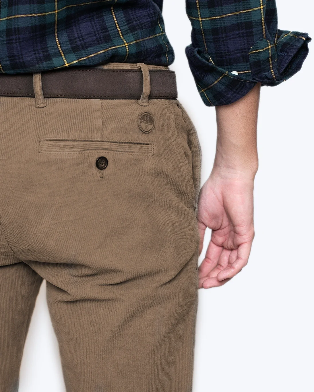 PANTALÓN CHINO DE PANA MARRÓN NORTH SAILS - Imagen 4